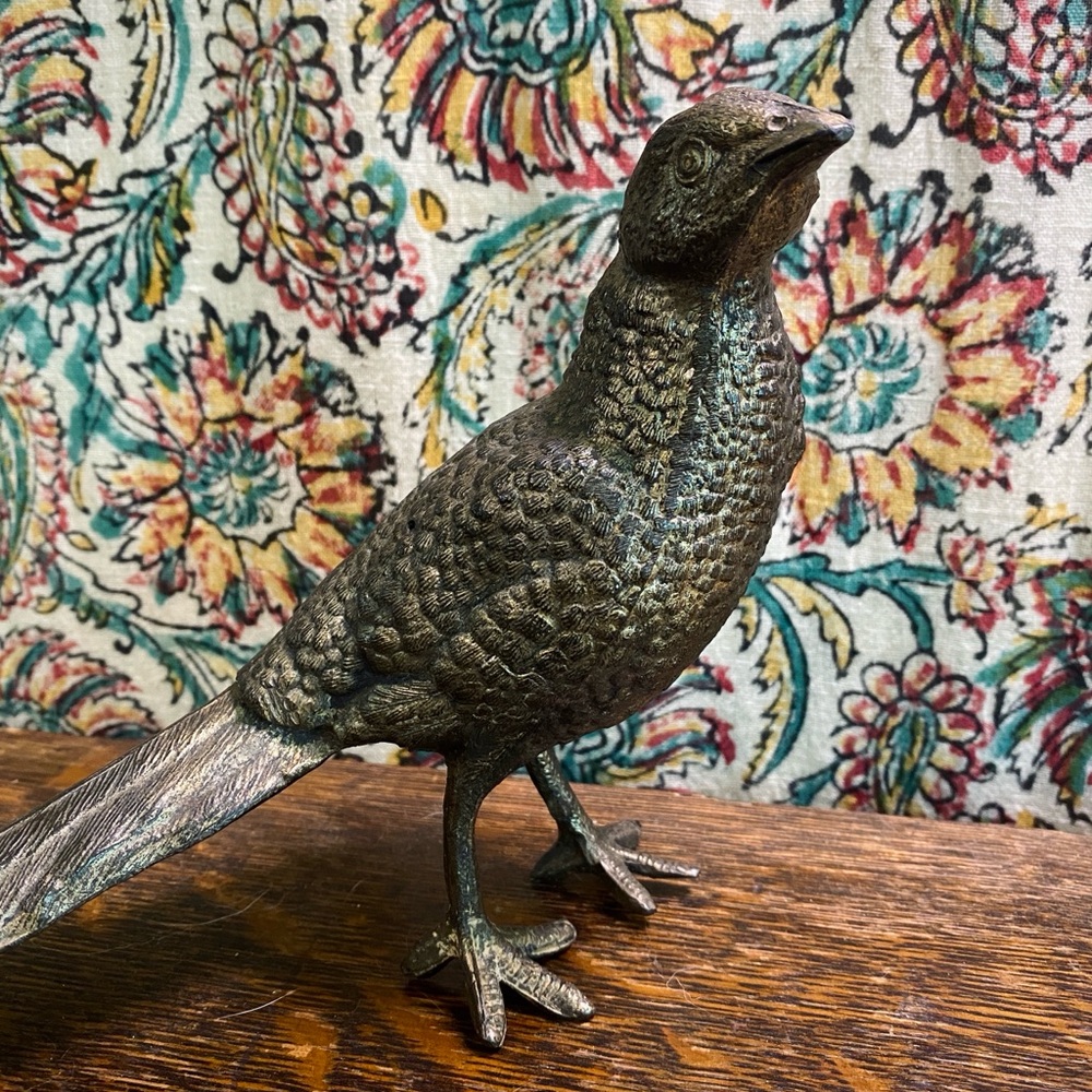 Vintage Bronze Jennings Brothers Pheasant